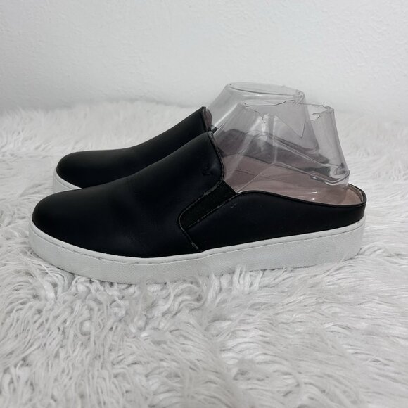 Vionic Shoes - Vionic Shoes Women’s Black Sz 8.5 Slip On Mules Sneakers Dakota Comfort Leather